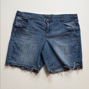 Lane Bryant Bermuda Jean Shorts